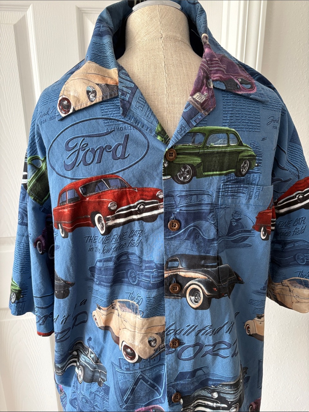 David Carey FORD 1940’s vintage classic car men’s shirt